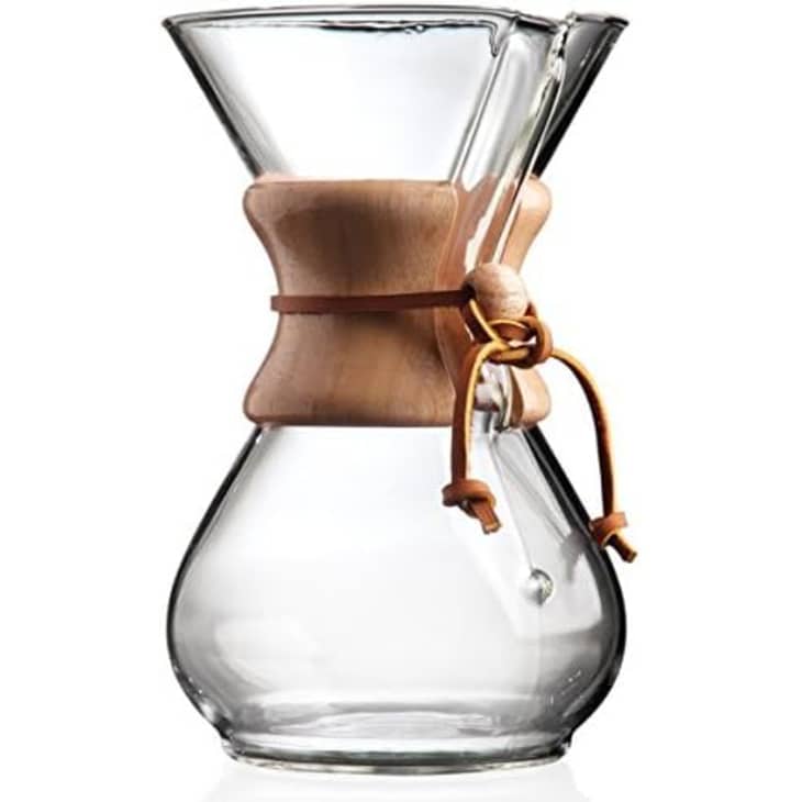 Chemex Pour Over Glass Coffeemaker at Amazon