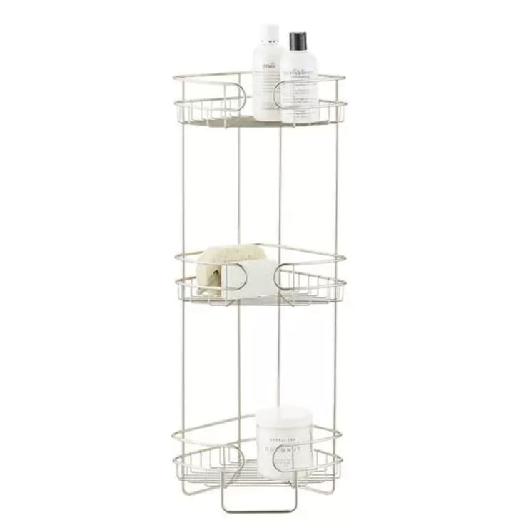 Product Image: Satin Nickel 3-Tier Corner Bathroom Shelf