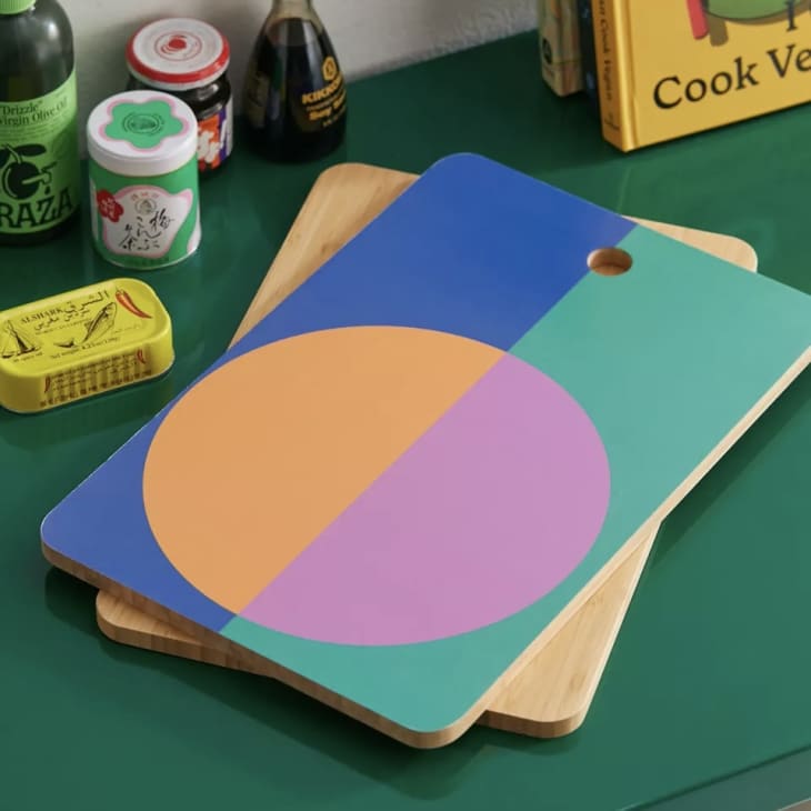 Product Image: Deny Colorblock Abstract Cutting Board