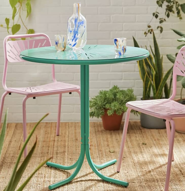 Ebba Metal Indoor/Outdoor Bistro Table at Urban Outfitters