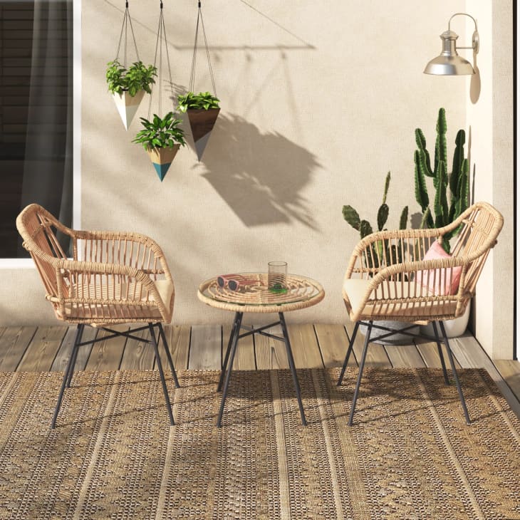 Product Image: Espey Wicker Chair and Table Set
