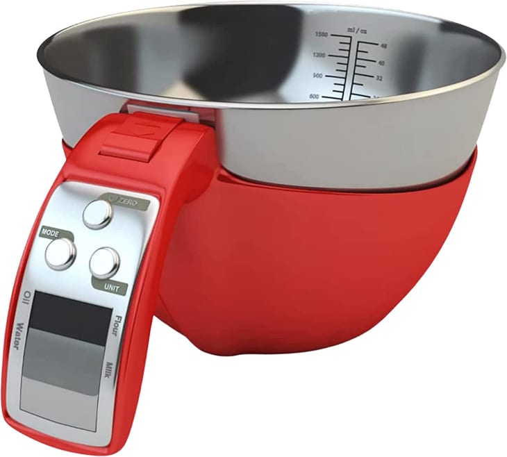 Fradel Digital Kitchen Food Scale with Bowl at Amazon