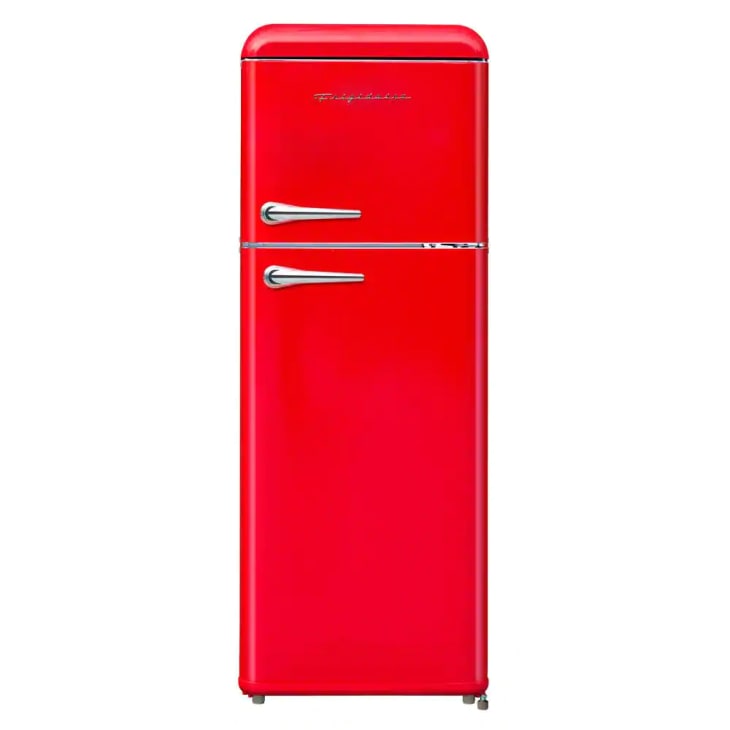 Frigidaire Retro Mini Fridge with Rounded Corners and Top Freezer at Home Depot