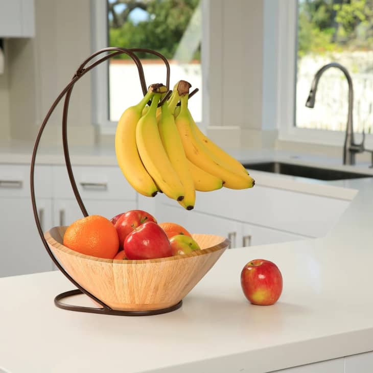 Product Image: Fruit Tree with Banana Hook and Large Bamboo Bowl