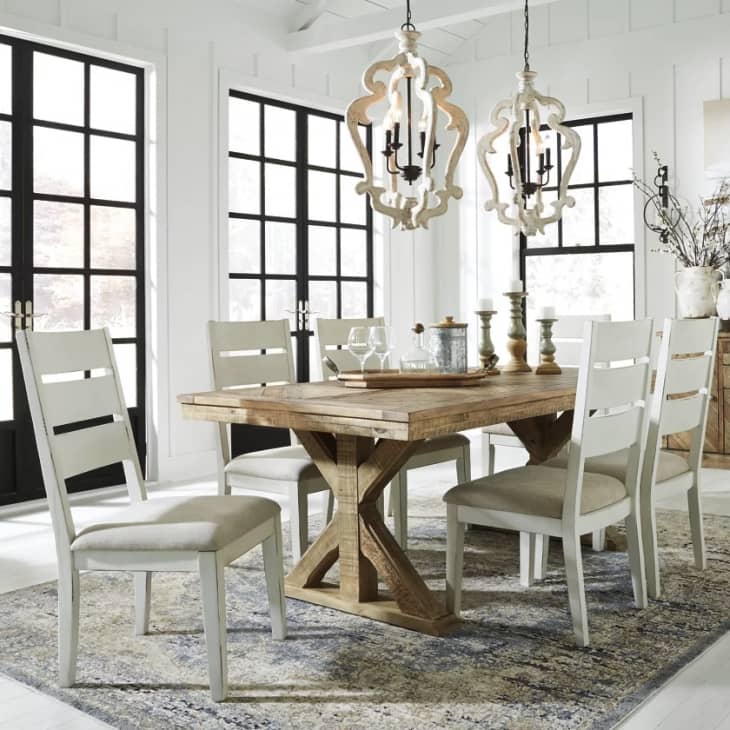 Product Image: Grindleburg Rectangular Dining Table with Trestle Base