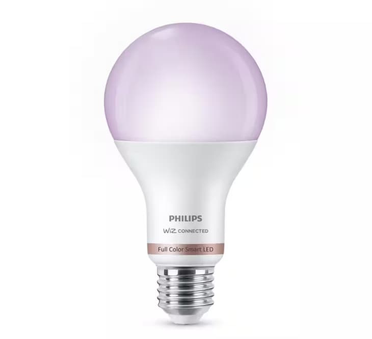 Philips 100-Watt LED Smart Wi-Fi Color Changing Light Bulb at Home Depot