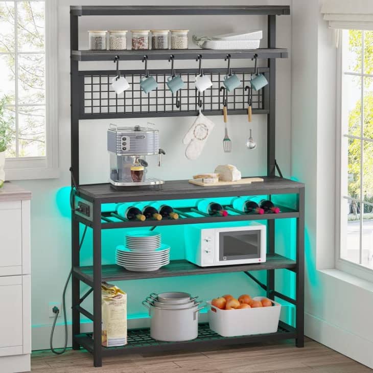 Itaar Baker's Rack with Power Outlet at Amazon