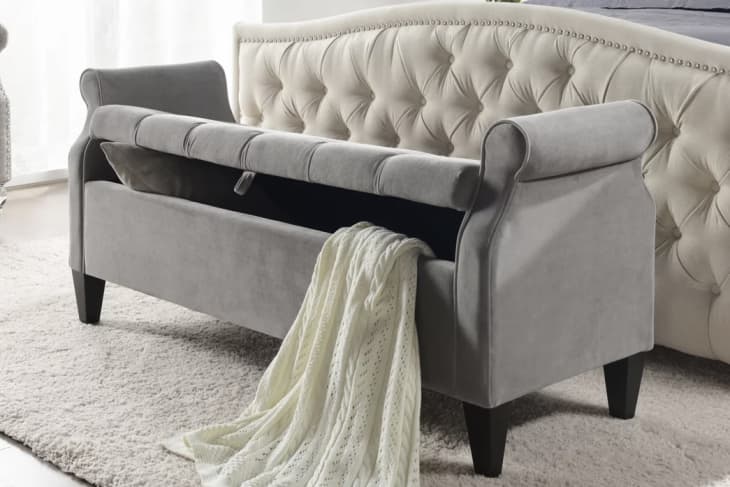 Product Image: Jacqueline Roll Arm Storage Bench