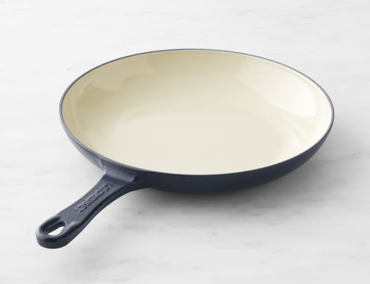 Le Creuset Matte Navy Cast Iron Shallow Fry Pan at Williams Sonoma