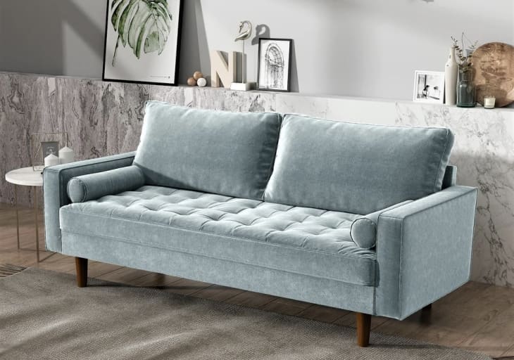 Luis Mid-Century Modern 3-Seater Sofa at Overstock
