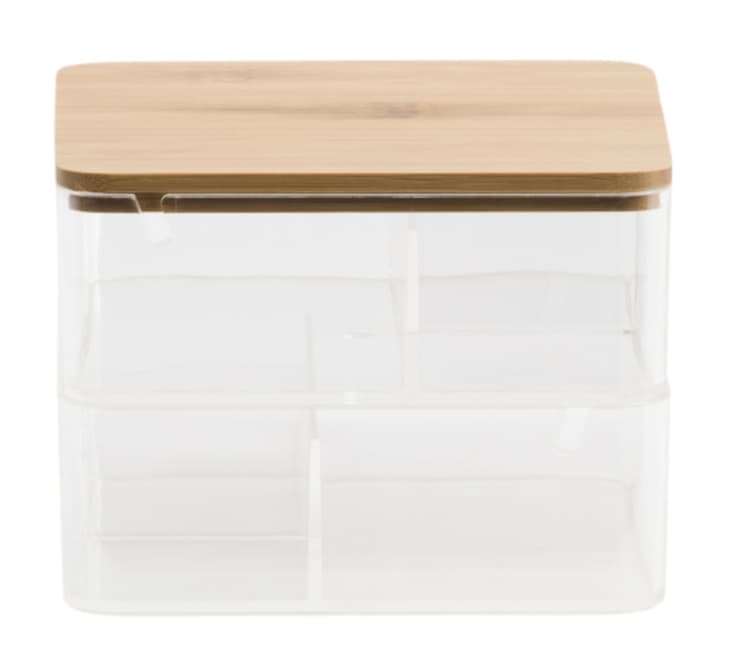 Compact Organizer with Mirrors and Bamboo Lid at Marshalls