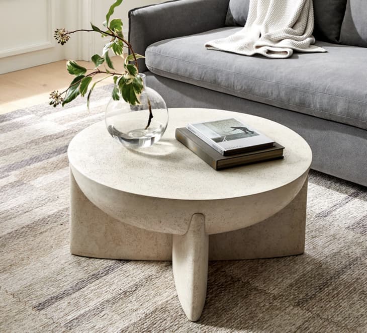 Monti Lava Stone Coffee Table at West Elm