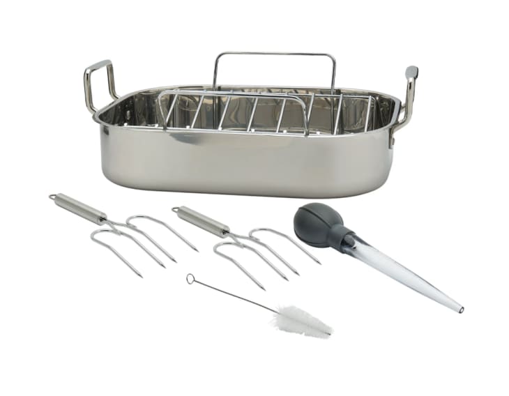 Product Image: Our Table 6-Piece Stainless Steel Roaster Set