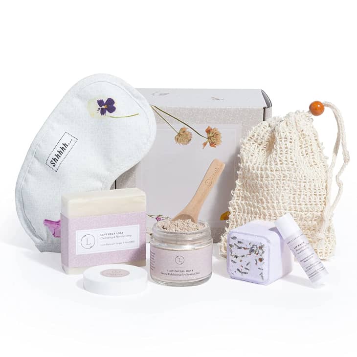 Pampering Box with Spa Items at Amazon