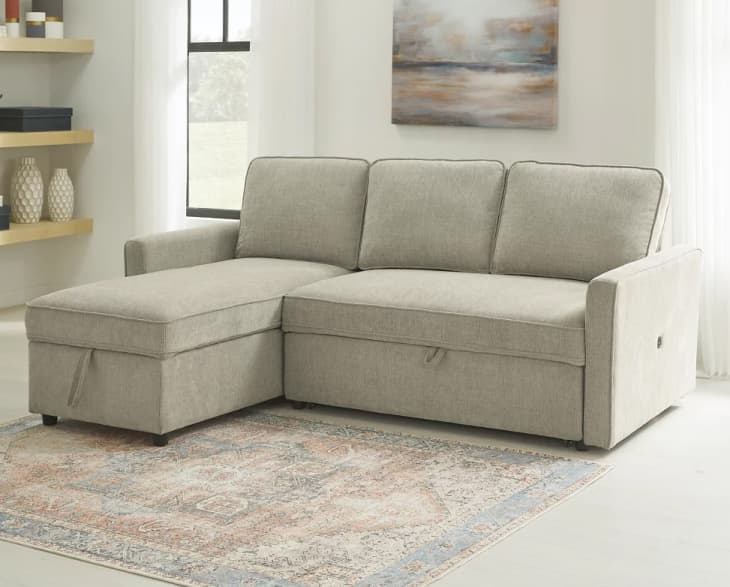 Kerle 2-Piece Sectional with Pop-Up Bed at Ashley