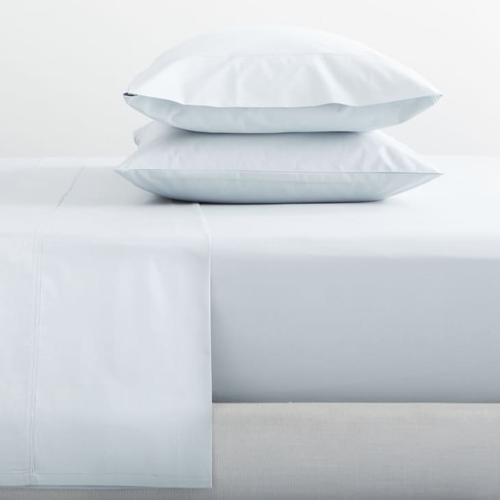 400-Thread-Count Organic Percale Sheet Set at Pottery Barn