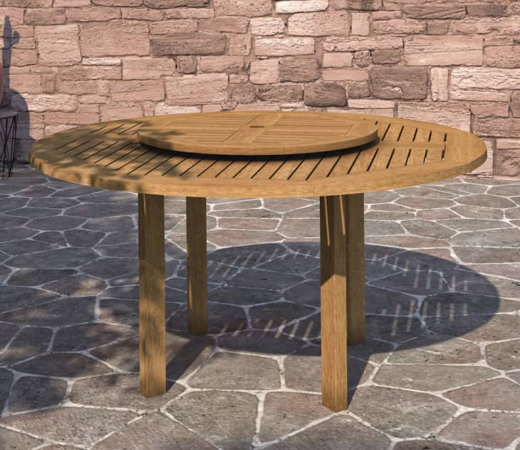 Tanglewood FSC Eucalyptus Round Dining Table at Pottery Barn