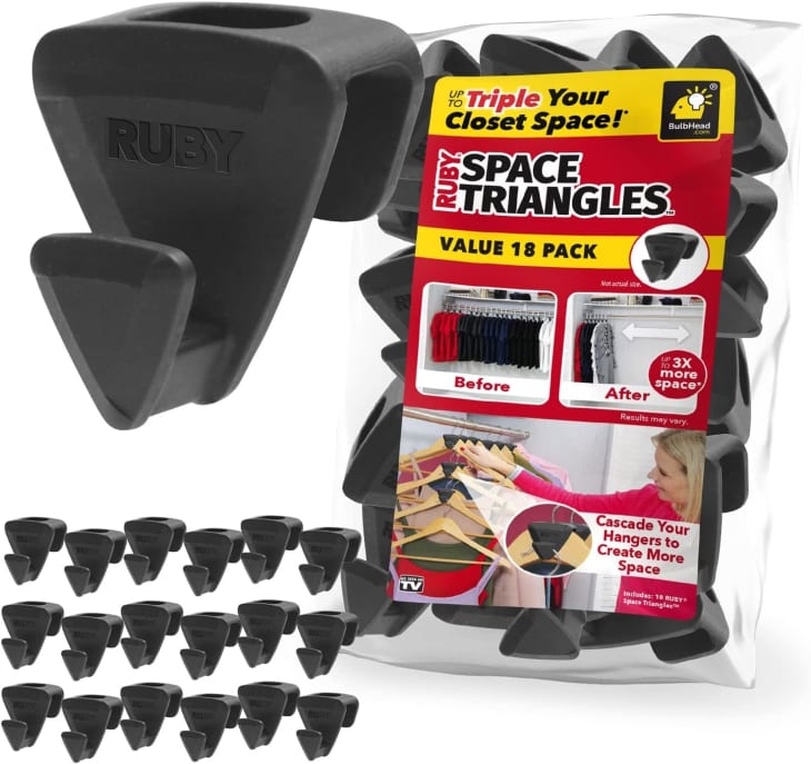 RUBY Space Triangles Hanger Hooks at Amazon
