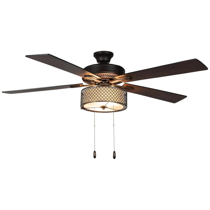 52-Inch River of Goods Bronze Waved LED Ceiling Fan at QVC.com