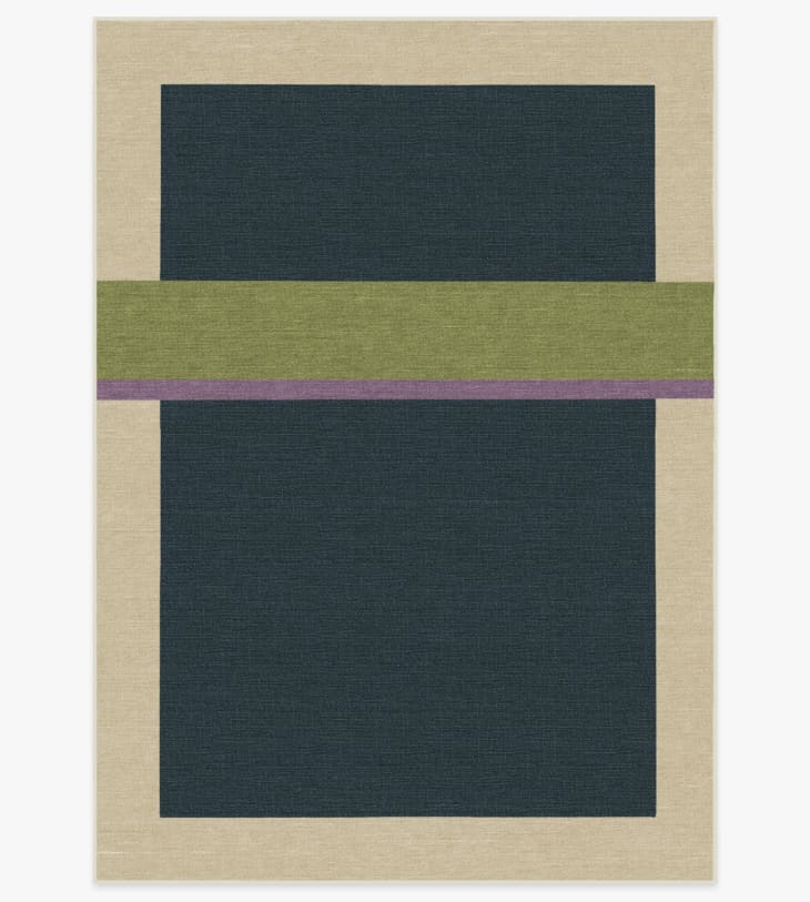 Architectural Digest Breakout Teal & Chartreuse Rug, 5' x 7' at Ruggable