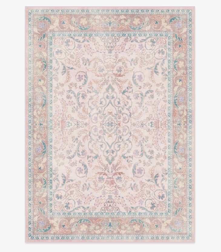 Bridgerton Fit For A Queen Soft Rose Rug, 5' x 7' at Ruggable