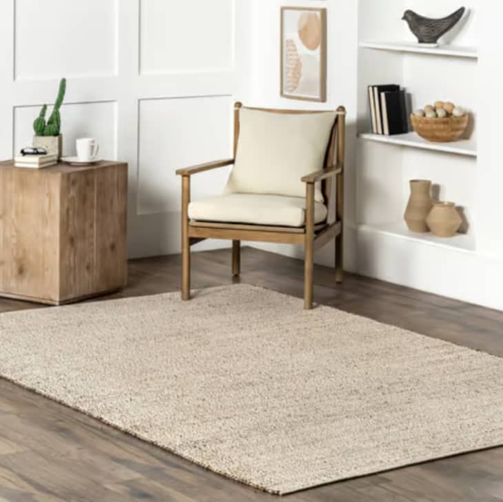 Product Image: Natural Handwoven Jute-Blend Area Rug, 5' x 8'