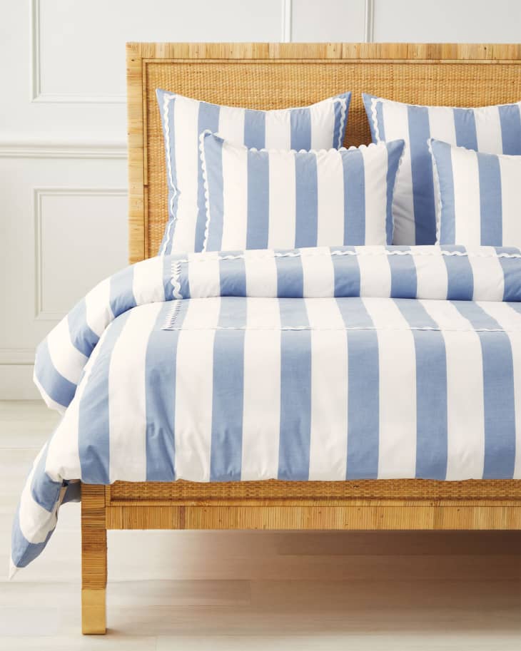 Product Image: Serena & Lily Beach Club Stripe Percale Duvet Cover