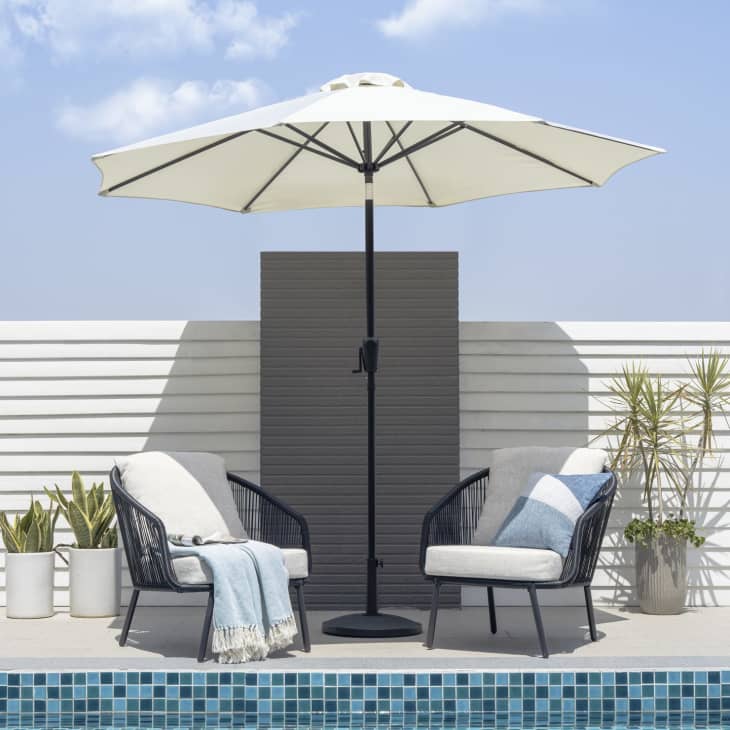 Product Image: Shade Round Outdoor Umbrella with Base