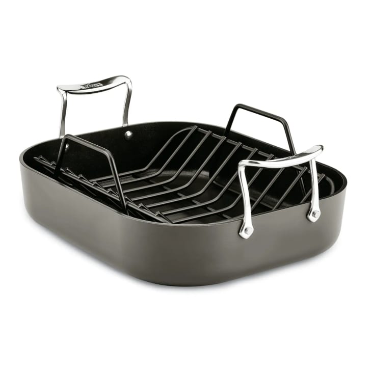 11-Inch by 14-Inch Small Nonstick Roaster with Rack at Home & Cook Groupe SEB Brands