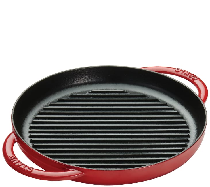 Staub Cast-Iron 10-Inch Grill Pan at QVC.com