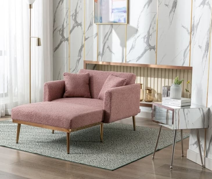Product Image: Teddy Fabric Upholstered Living Room Sleeper Sofa Chair