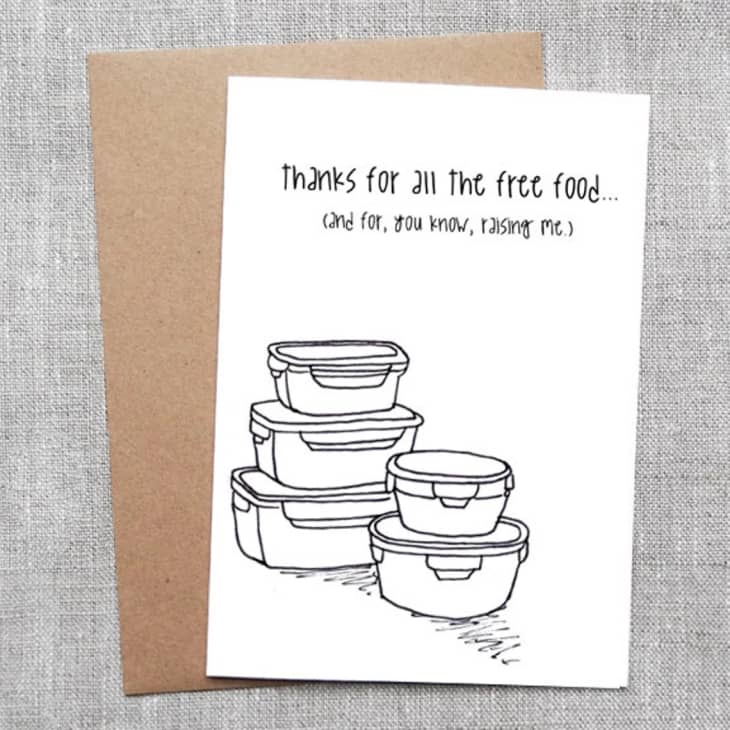 Product Image: "Thanks for All the Free Food" Gift Card