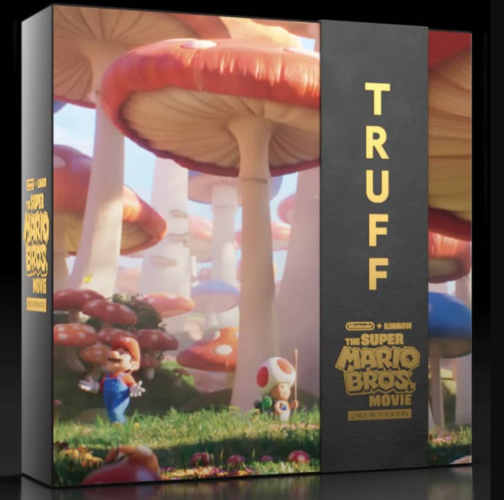 Truff x Super Mario Brothers box of collectible hot sauce