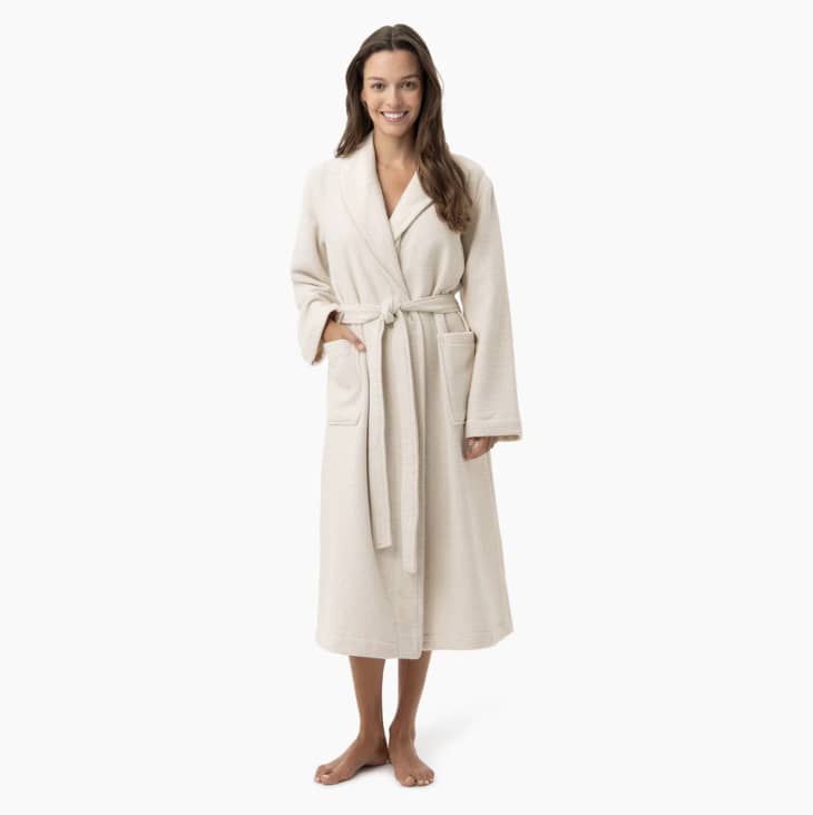 Organic Waffle Robe at Under the Canopy