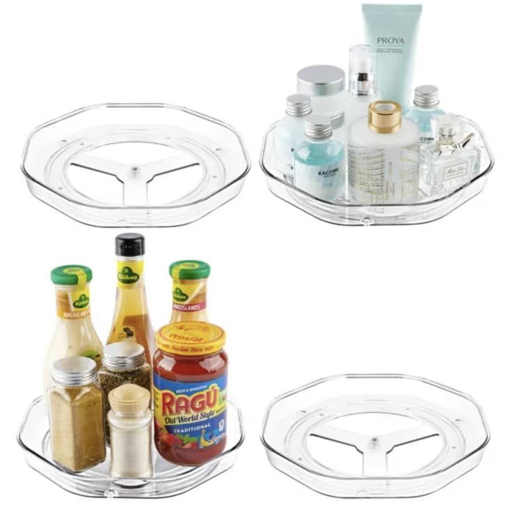 Vtopmart Clear Spinning Organizers, Pack of 4 at Walmart