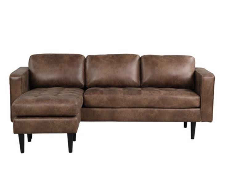 Product Image: Lifestyle Solutions Manila Modern Faux Leather Sectional Sofa