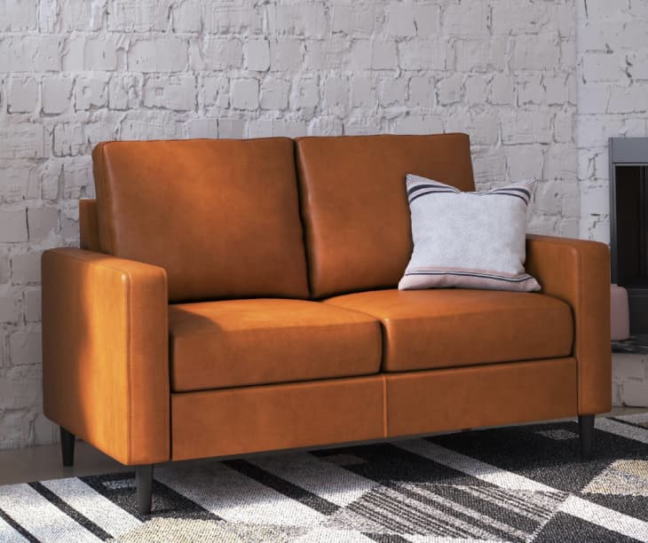 Product Image: Queer Eye Wainwright Modern Faux Leather Loveseat