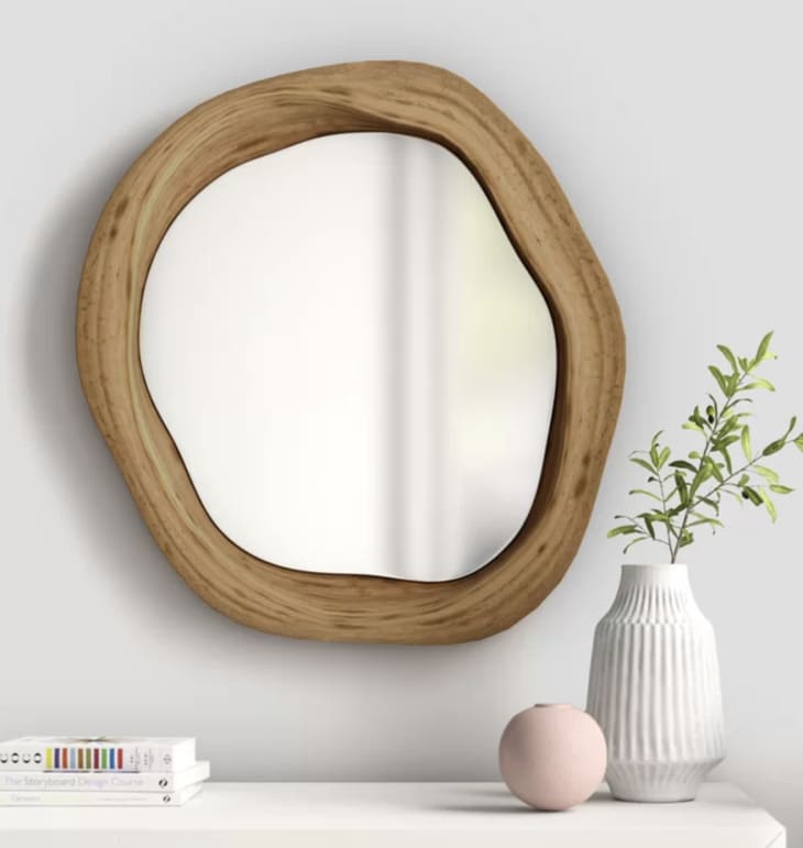 Product Image: Alphie Asymmetrical Wood Mirror