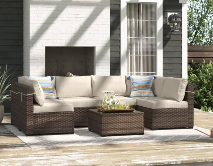 Product Image: Farnum Wicker 4-Person Seating Group
