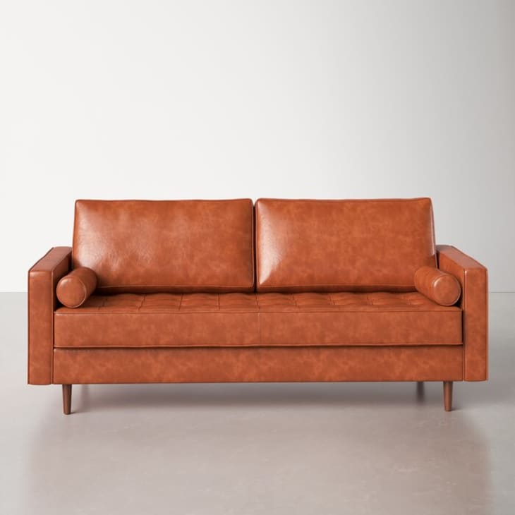 Hailee 84'' Leather Sofa at Wayfair