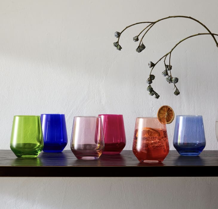 Product Image: Estelle Stemless Wine Glasses, Set of 6