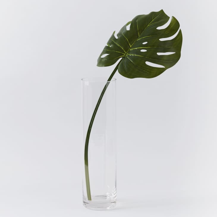 Product Image: Faux Green Monstera Leaf Stem