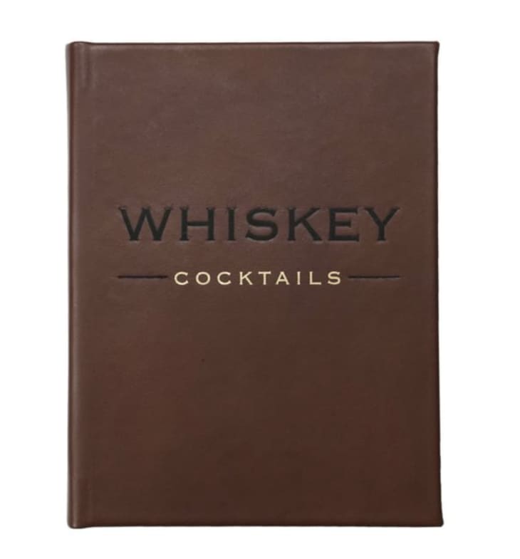 Product Image: Whiskey Cocktails Leatherbound Book