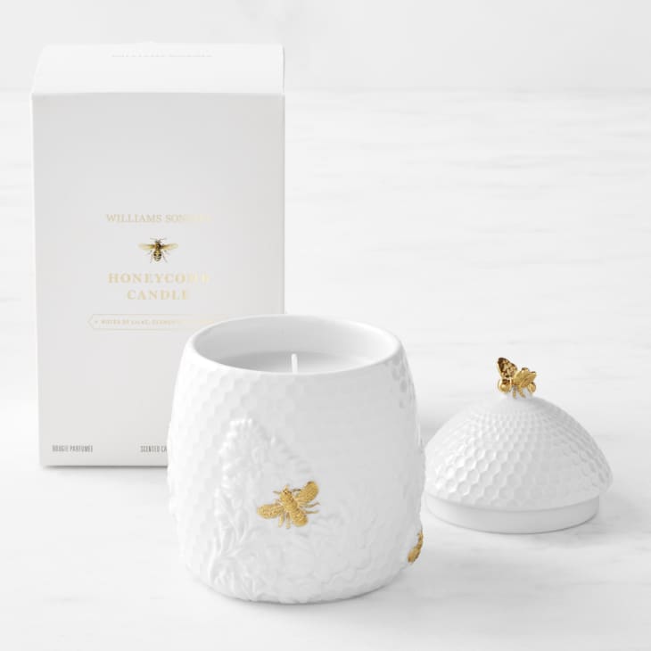 Product Image: Honeycomb Porcelain Bee Candle