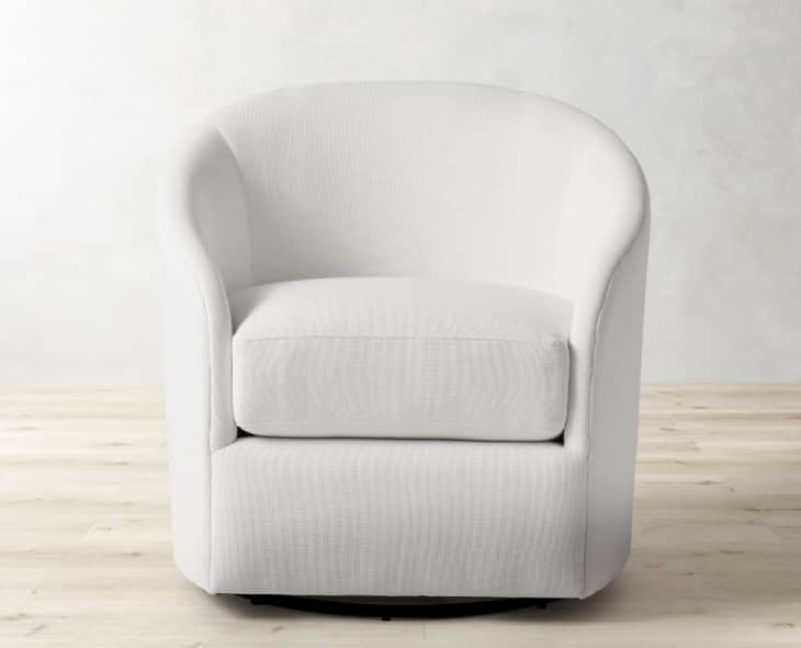 Product Image: Montclair White Swivel Chair