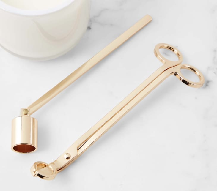 Gold Snuffer and Trimmer Set at Williams Sonoma