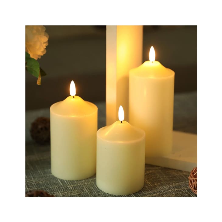 Product Image: JHY DESIGN 3D Flameless Candles (Set of 3)