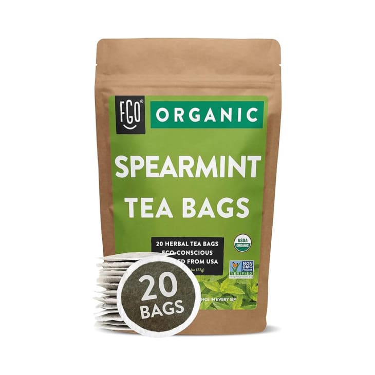 Product Image: FGO Organic Spearmint Leaf Tea, Eco-Conscious Tea Bags, 20 Count