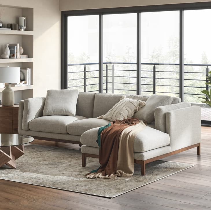 Product Image: Owen Chaise Sectional Sofa, Walnut