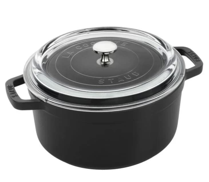 Staub Cast Iron 4-Quart Round Cocotte with Glass Lid at Zwilling